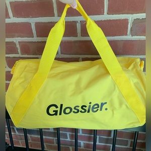 Brand New - Glossier Sunshine Yellow Duffle Bag